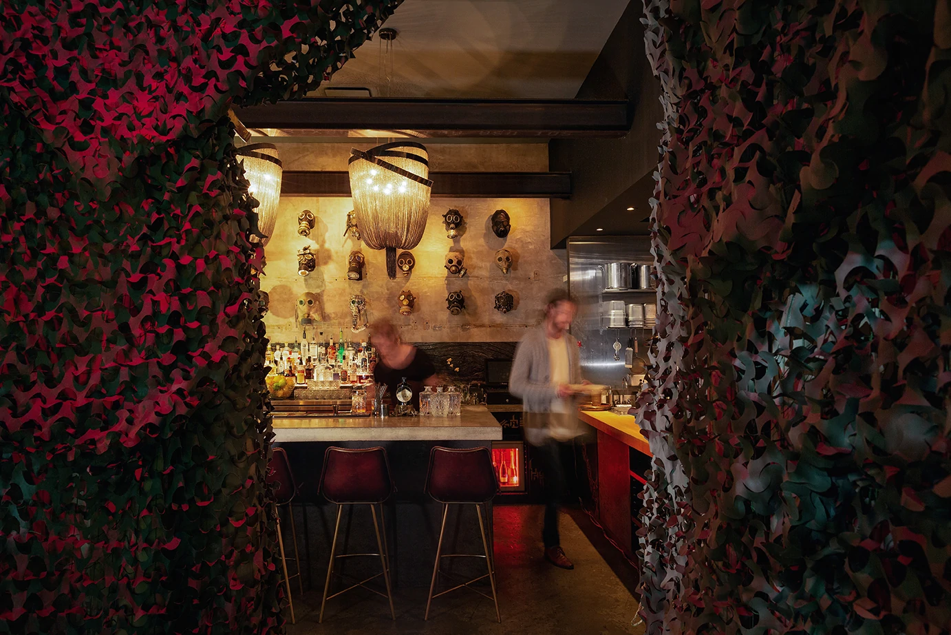 Shelter Cocktail Bar hospitality brand application overview