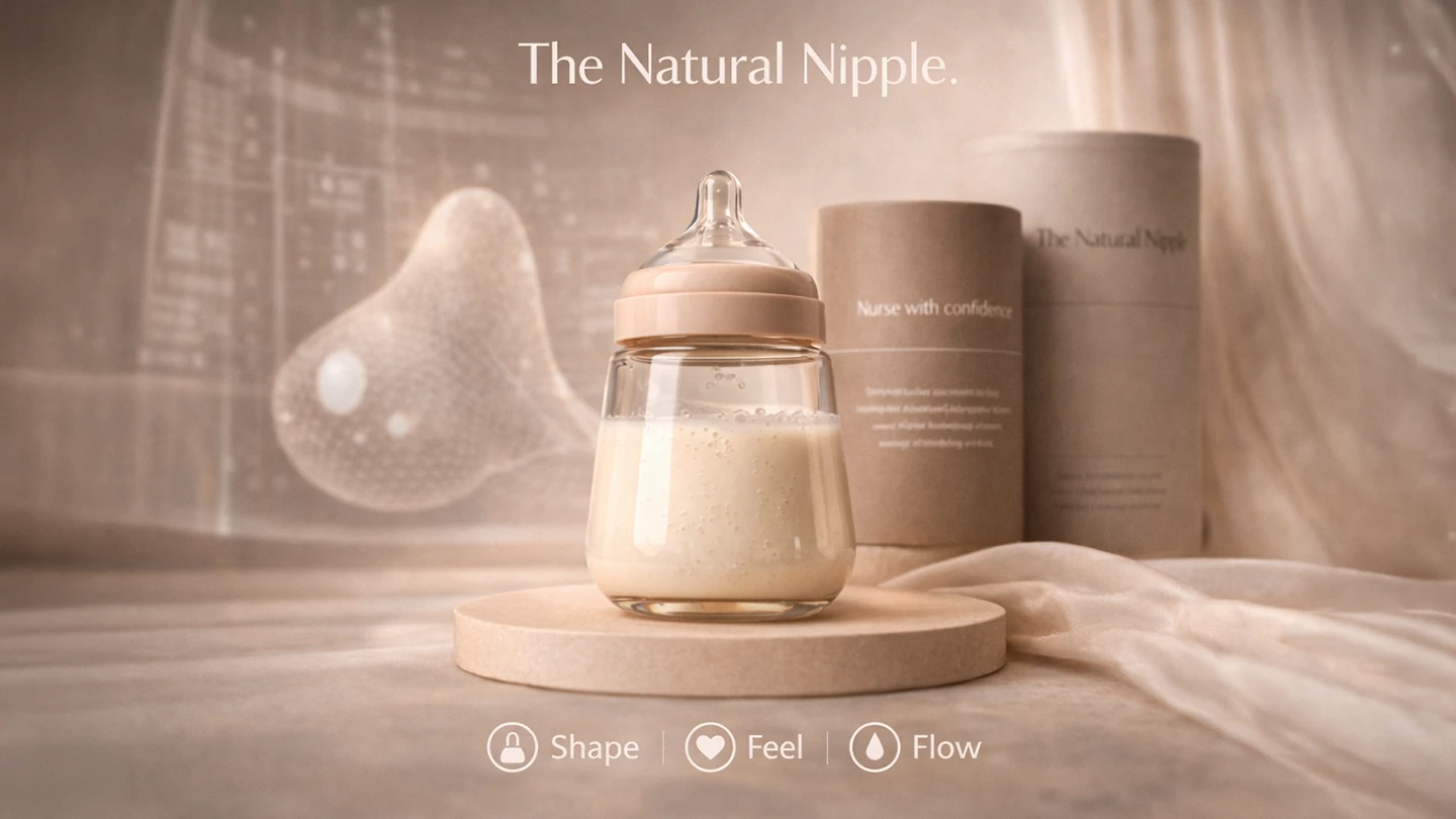 The Natural Nipple cinematic lifestyle composition